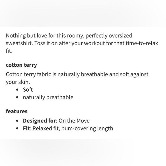 Lululemon Perfectly Oversized Crew in Yellow Serpentine Size 4 - Picture 9 of 10